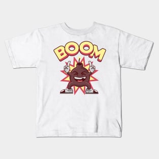 Time for a Little Boom Kids T-Shirt